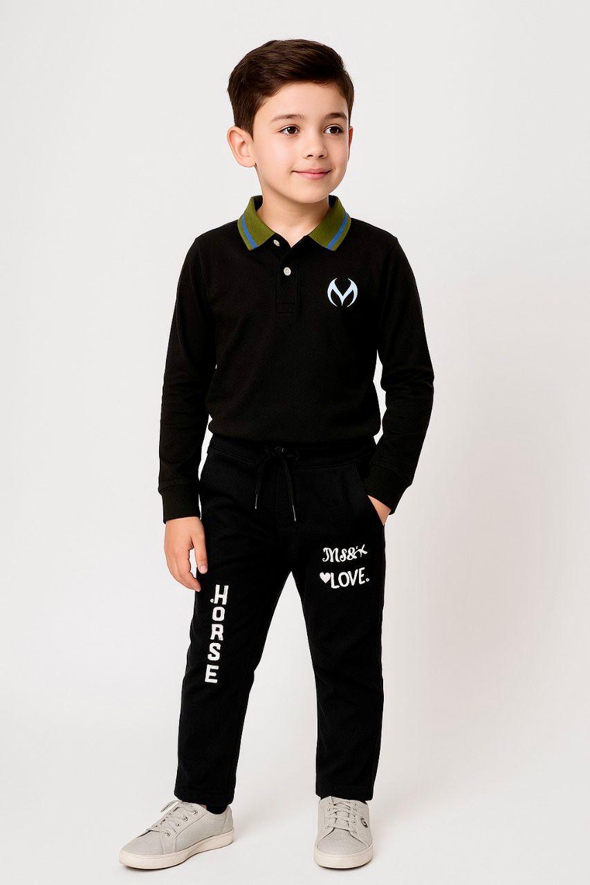 Boys Premium Polo T-Shirt | Classic & Contrast Collar | Embroidered Logo | Age 9–16 Years | UAE