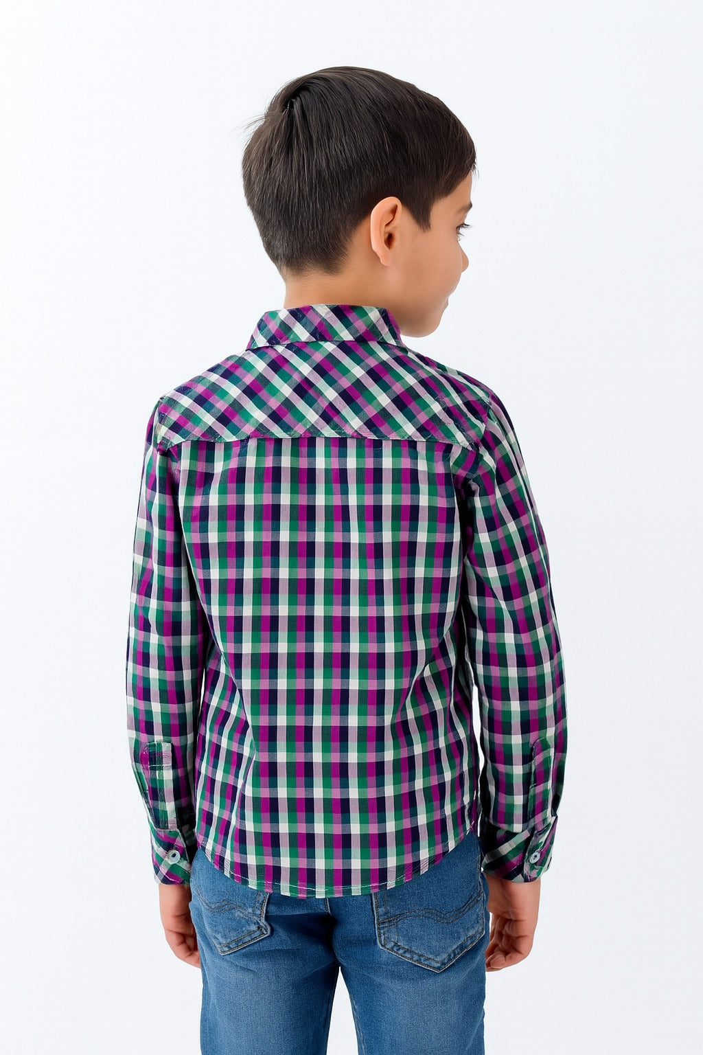 Checkmate Plaid Button-Down Shirt MH