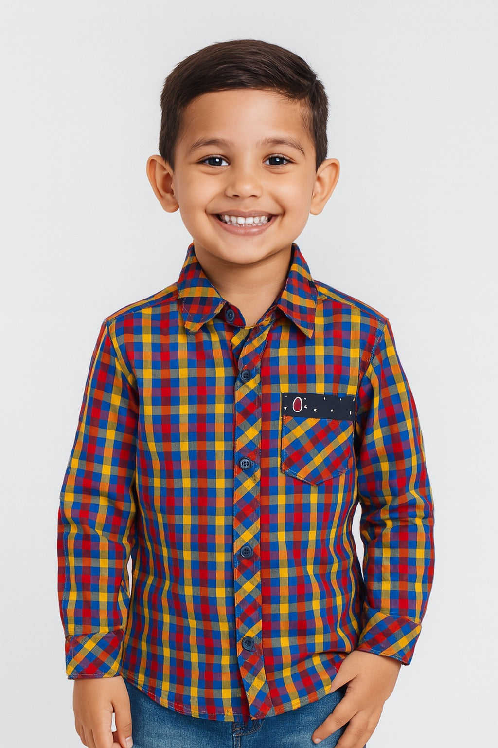 Checkmate Plaid Button-Down Shirt MH