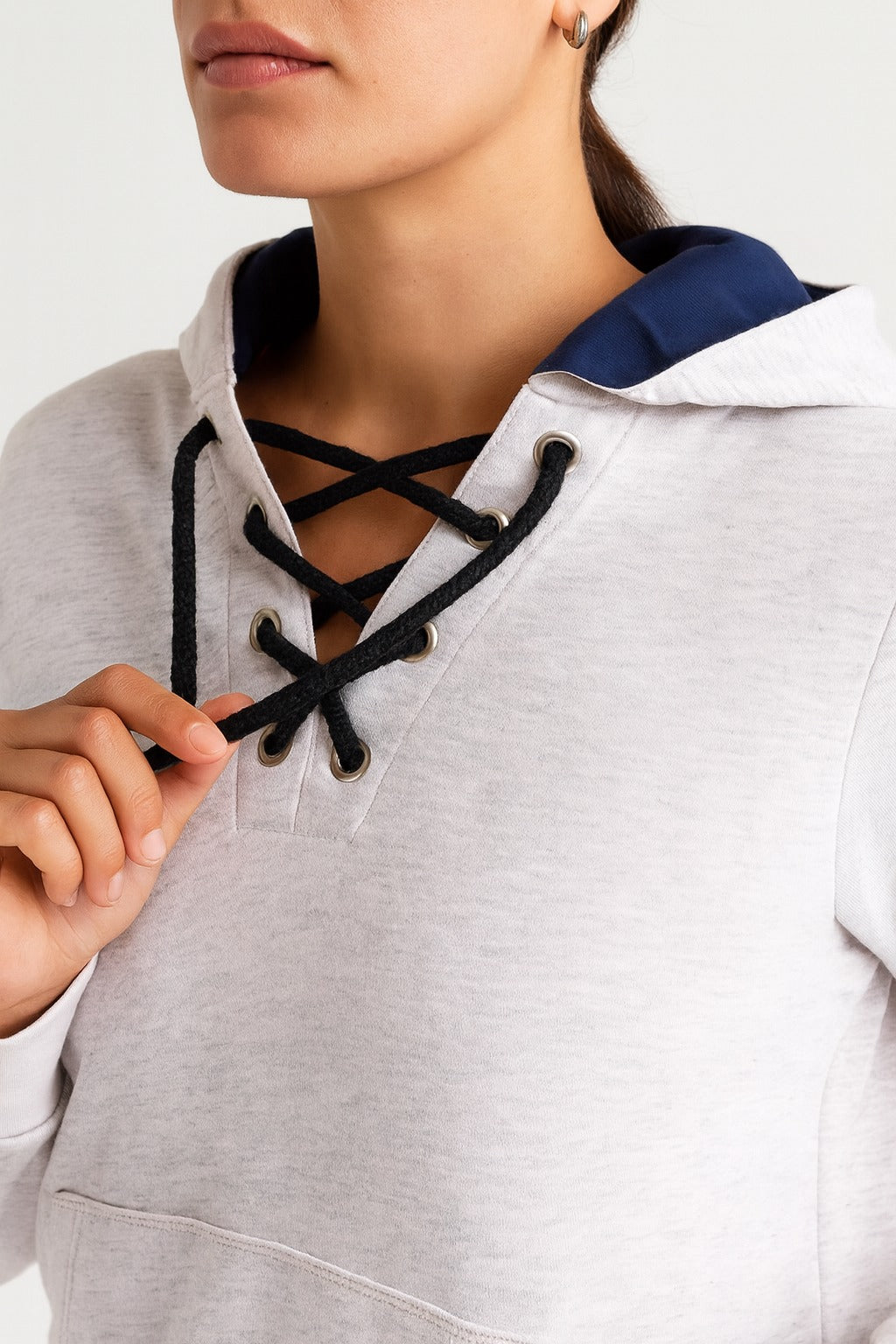 Women’s Lace-Up Hoodie | MH