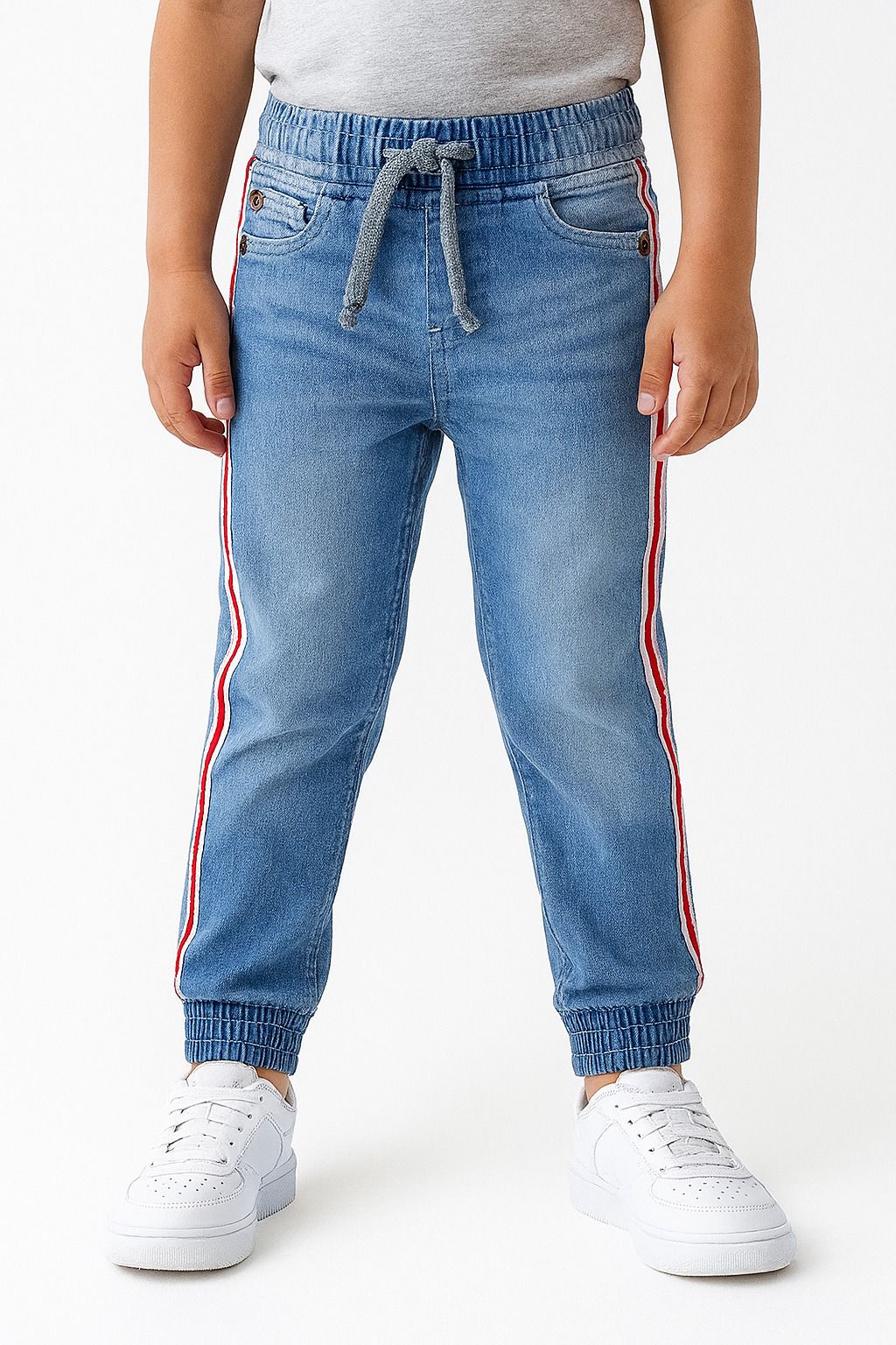Boys Denim Side Stripe Jogger I MH