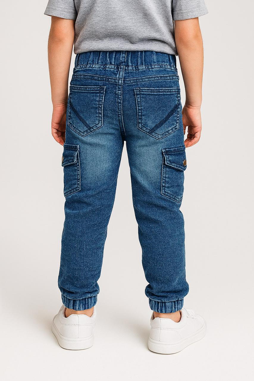 Boys SEBREME Print Cargo Denim Jogger I MH