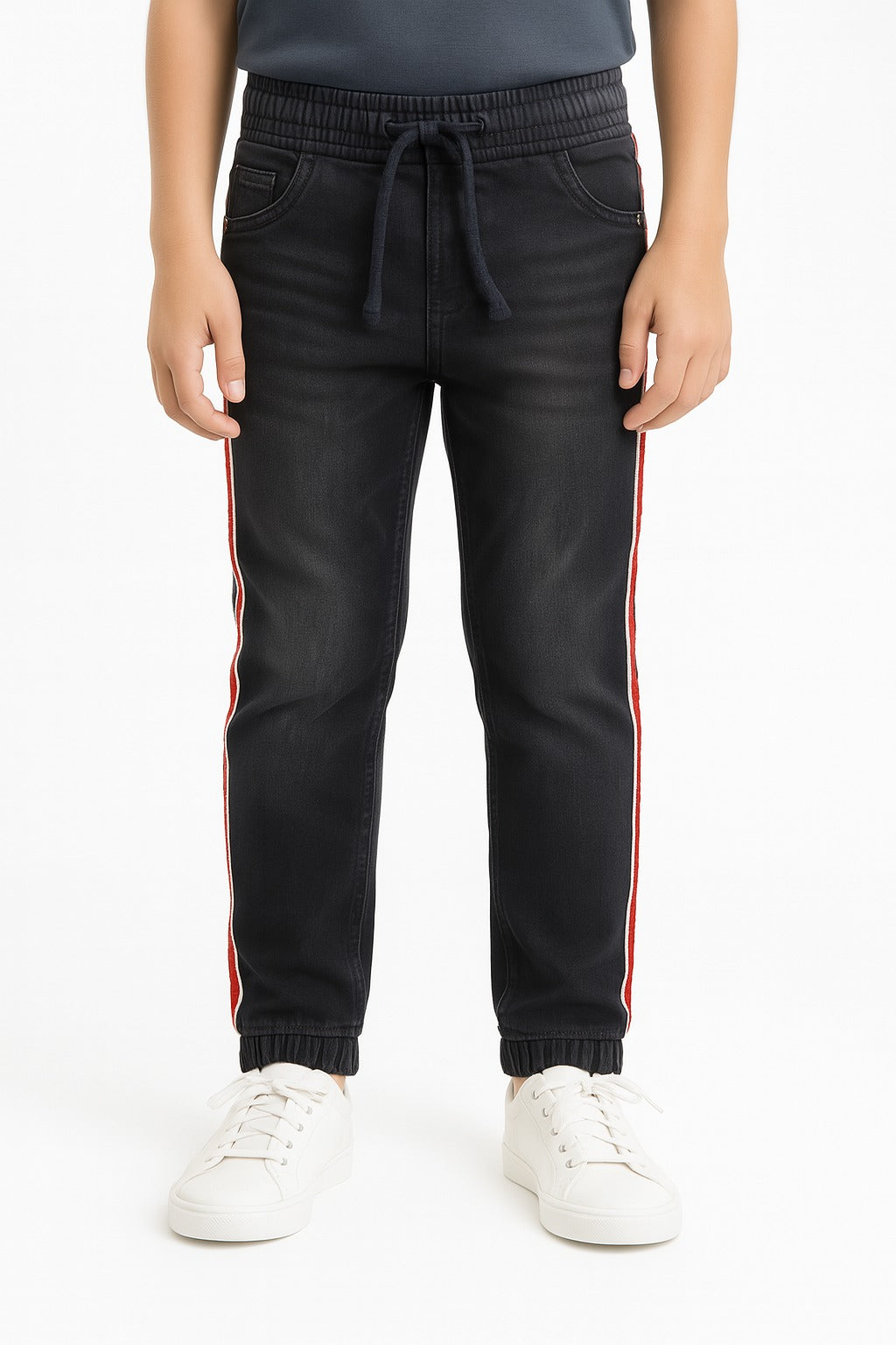 Boys Denim Side Stripe Jogger I MH