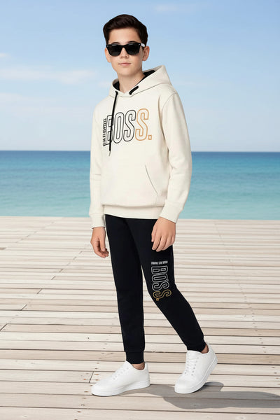 Kid Boys Hoodie & Joggers Tracksuit Set | Sizes 9-16Years | MH