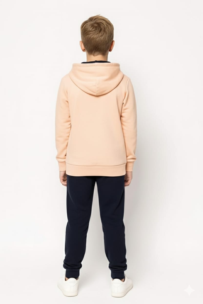 Boys' 'BOSS' Athleisure Fleece Hoodie & Joggers Tracksuit Set (Ages 9-16)/MH