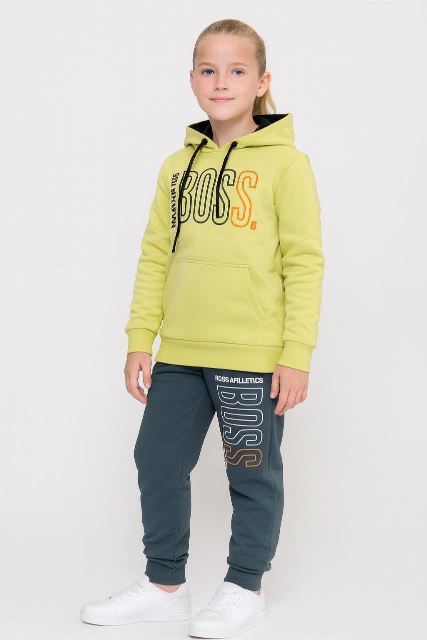 BOSS Athletics Youth Logo Tracksuit Set (Navy/Black) / MH