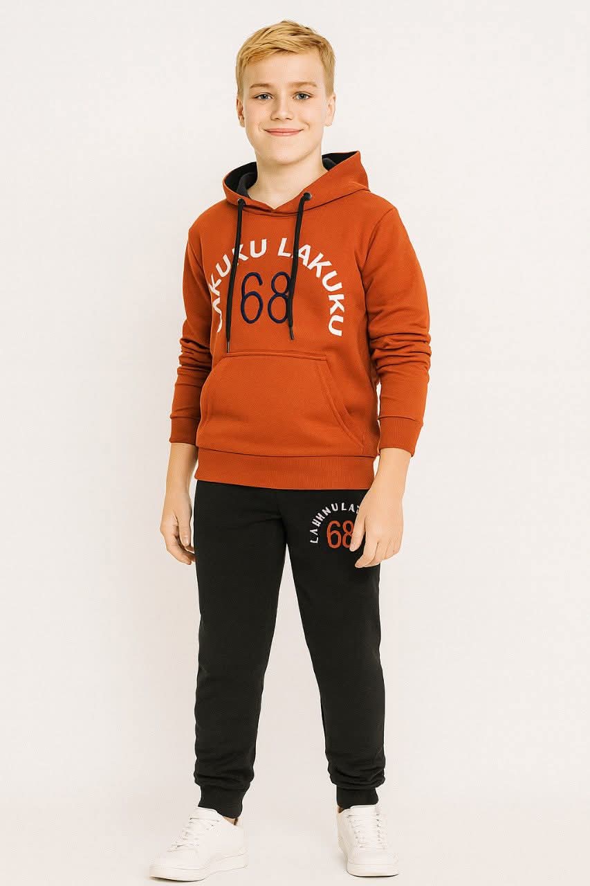 LAKUKU 68 Youth Tracksuit - Royal Purple & Black./MH