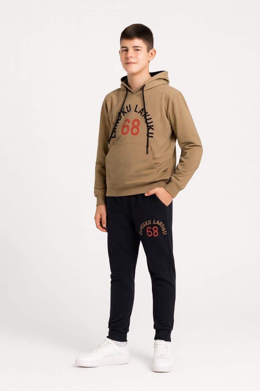 LAKUKU 68 Youth Tracksuit - Royal Purple & Black./MH