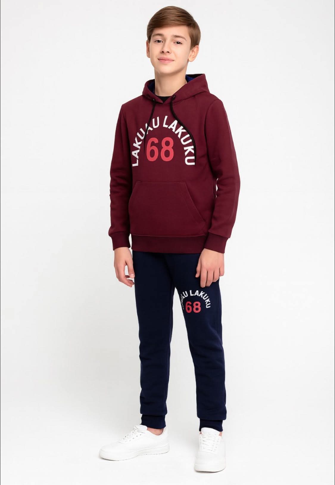 LAKUKU 68 Youth Tracksuit - Royal Purple & Black./MH