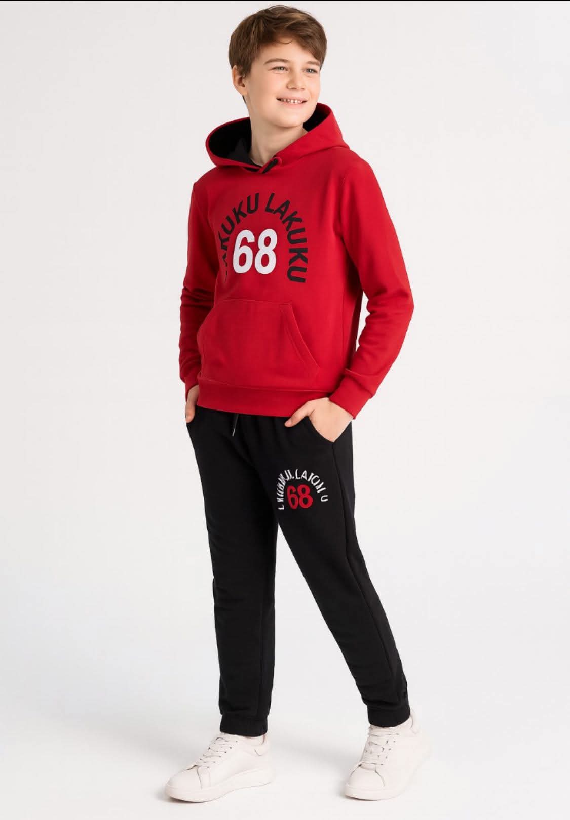 LAKUKU 68 Youth Tracksuit - Royal Purple & Black./MH