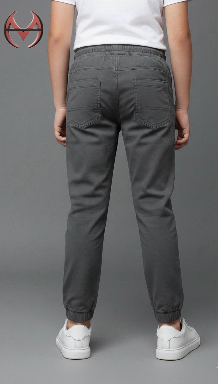 Tan Brown Regular Fit Rib Waist Pull-On Pants (2-12yrs)