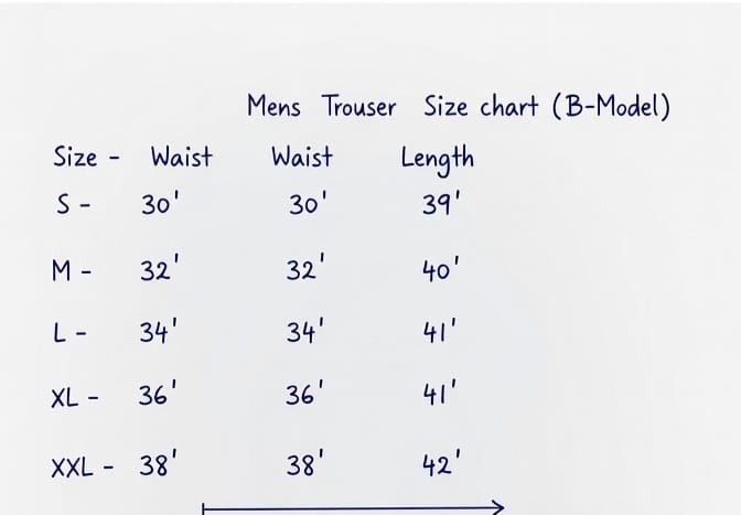 Men’s Grey Trouser with Dark Black Stripe Panels | (Sizes S/30-XXL/38) | MH