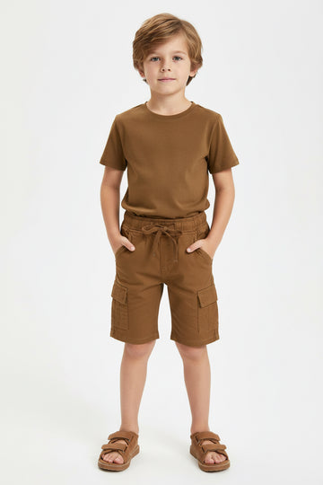 Kids' Distressed Twill Jean Shorts – Premium Stretch Cotton Shorts (Ages 1-12)