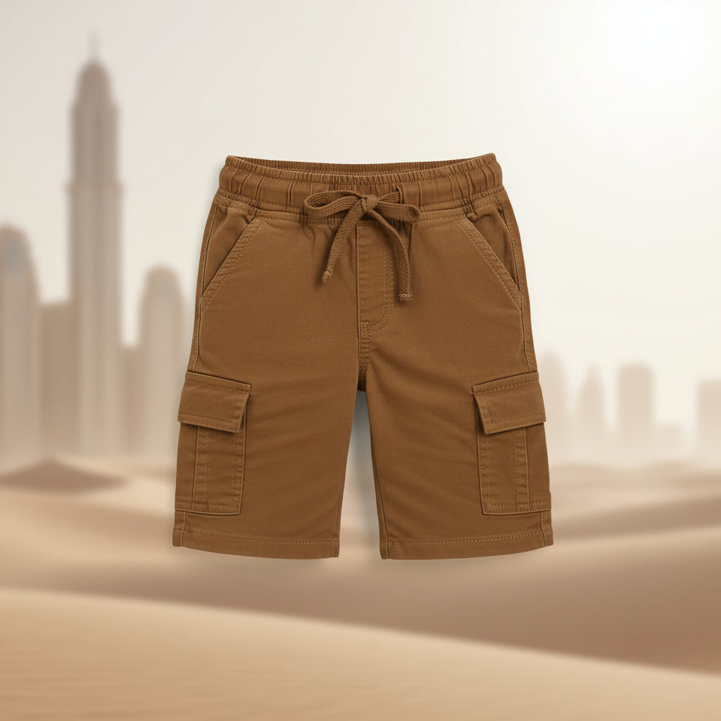 Kids' Distressed Twill Jean Shorts – Premium Stretch Cotton Shorts (Ages 1-12)