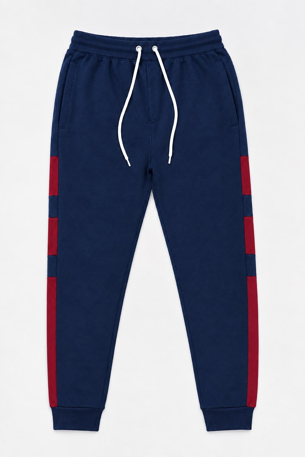 MH Men’s Urban Side-Stripe Joggers – Slim Fit Contrast Panel Sweatpants | 5 Colors | Sizes (S-XL)