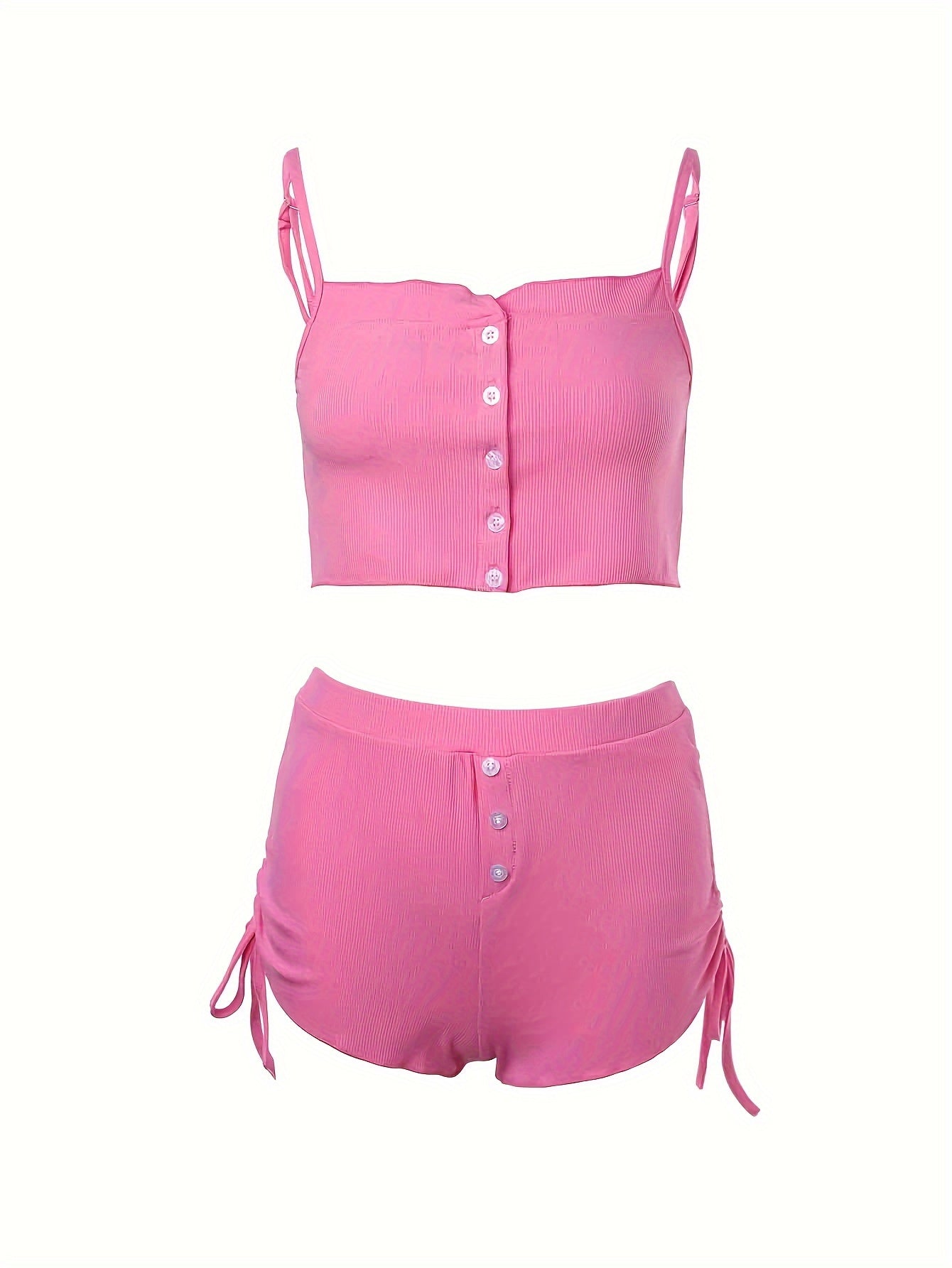 Simple Solid Print Lounge Set,