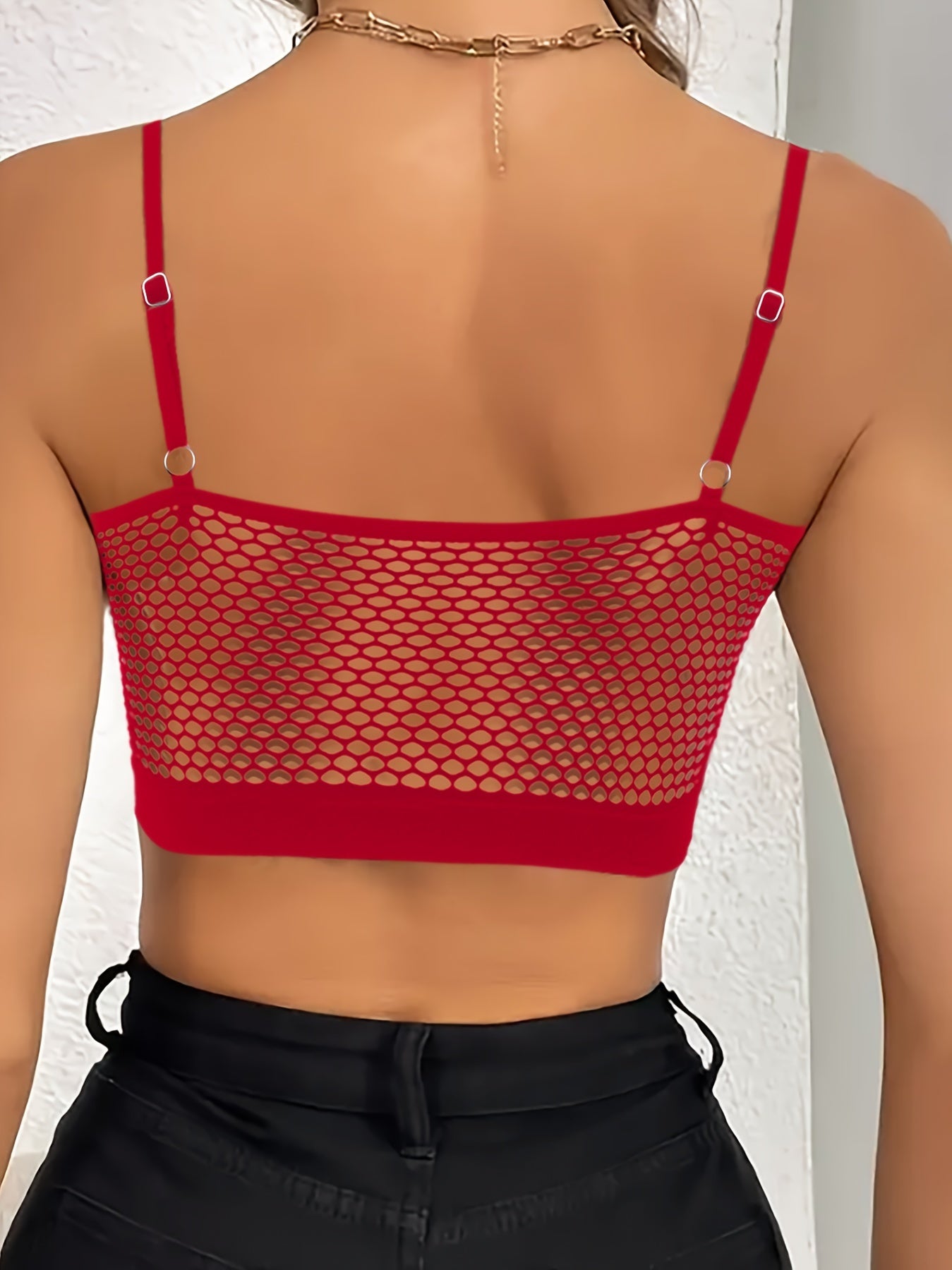 5-Pack Sexy Cutout Bras, High Support Knit Fabric,
