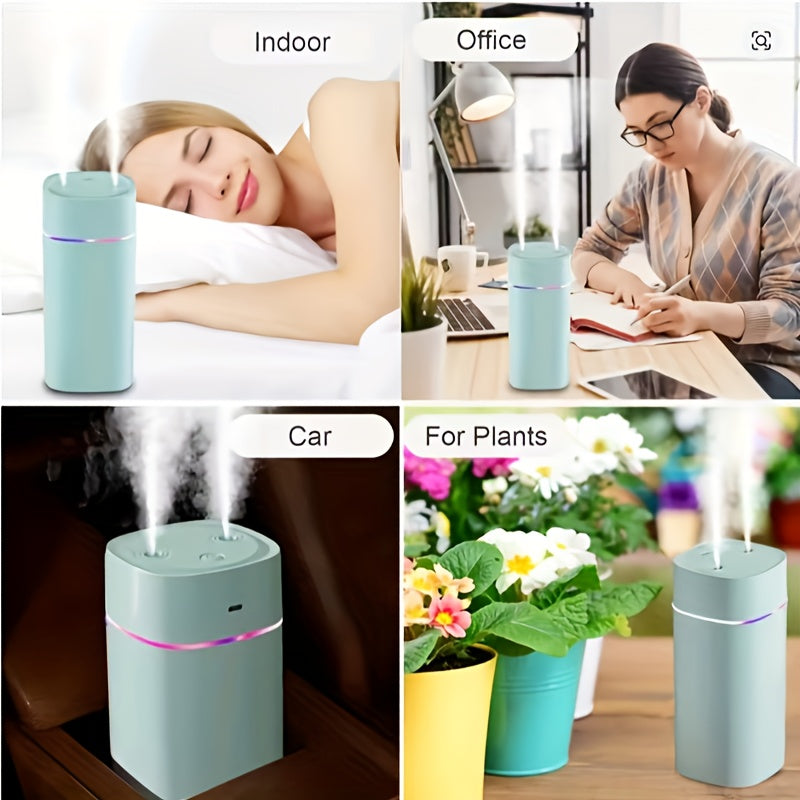 Double spray humidifier household bedroom mute desktop fog car clean air spray.