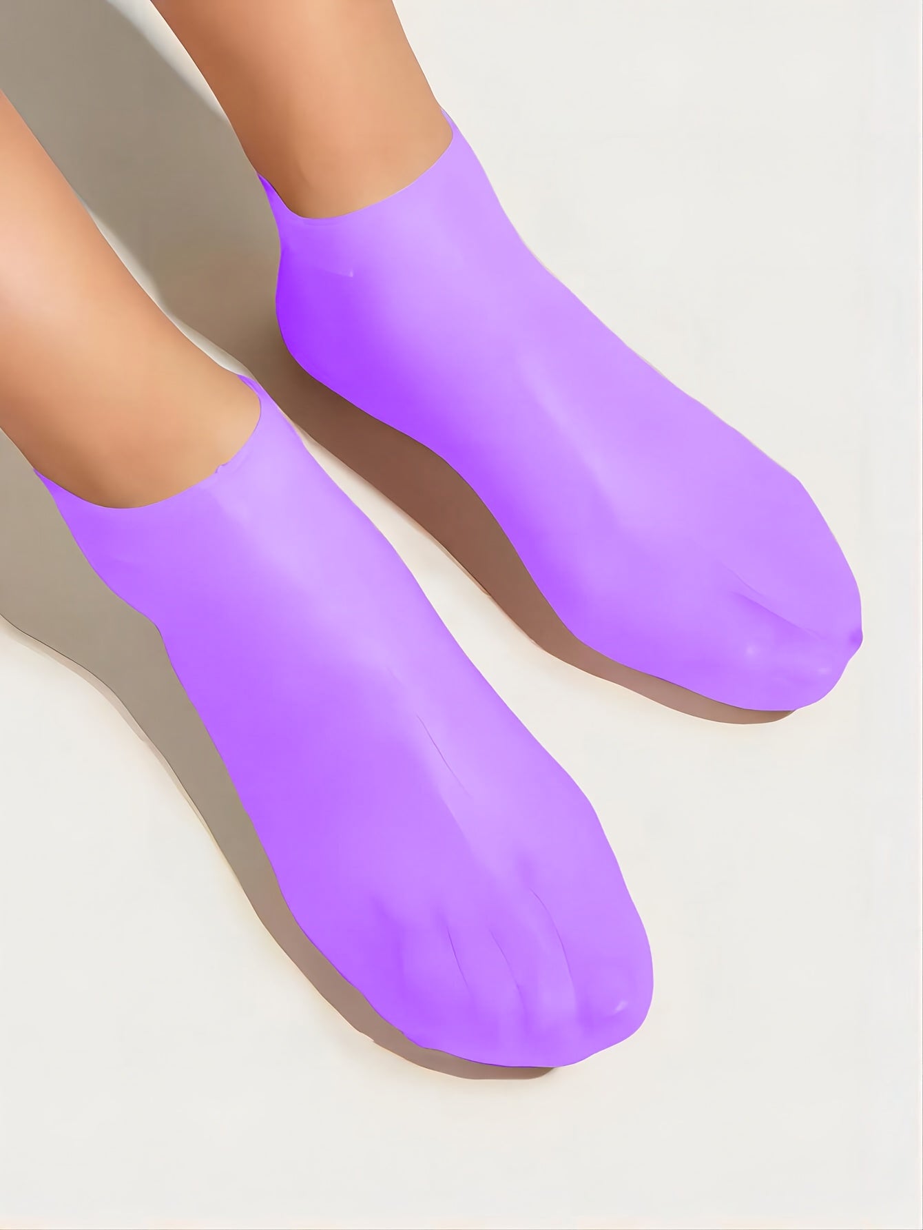 1Pair Silicone Socks for Dry Cracked Feet, Women's./MH
