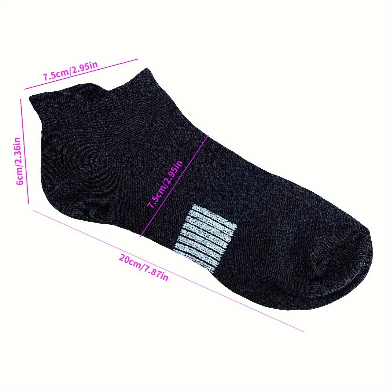 3/6/10 Pairs Outdoor Sports Socks, Women's Athletic Running Comfort Running Socks Cushioned Low Cut Socks
