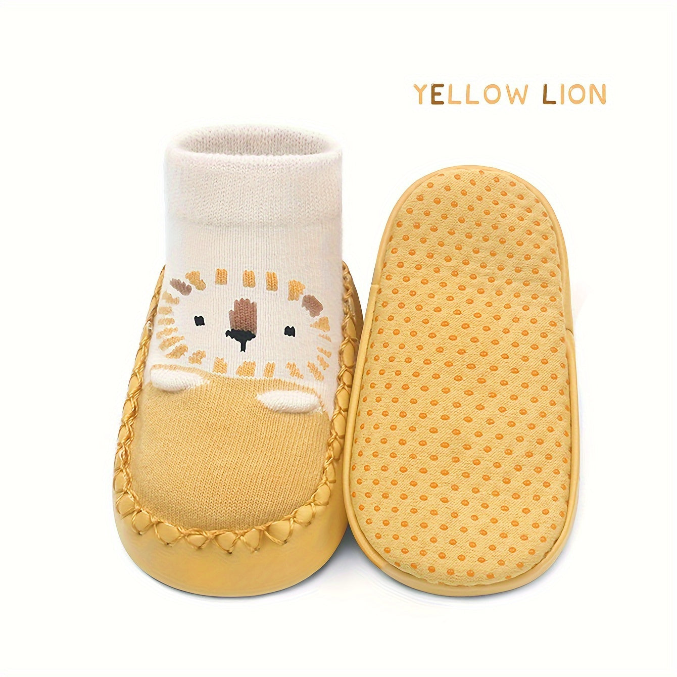 1 Pair Of Toddler's Novelty Cute Cartoon Floor Sock Shoes, /MH