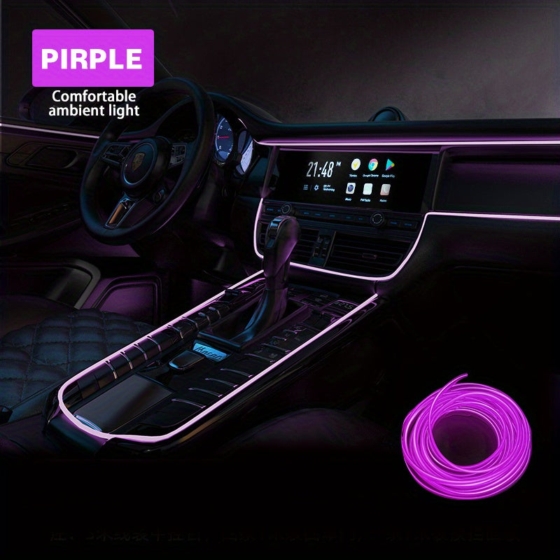 Car Interior LED Decorative Light EL Neon Strip