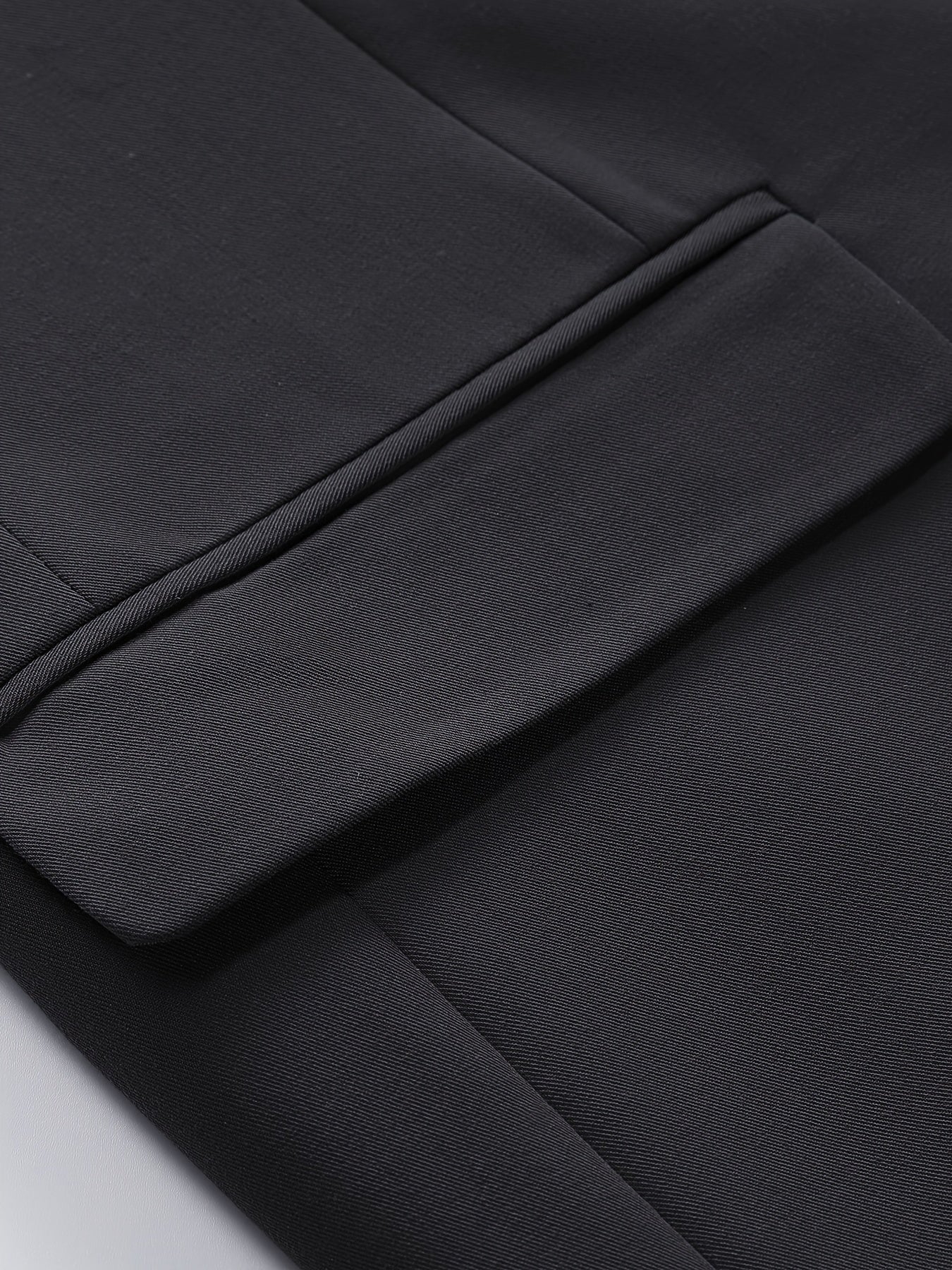 3-Piece Men's Solid Color Suit Set, Blazer Jacket + Vest + Pants,