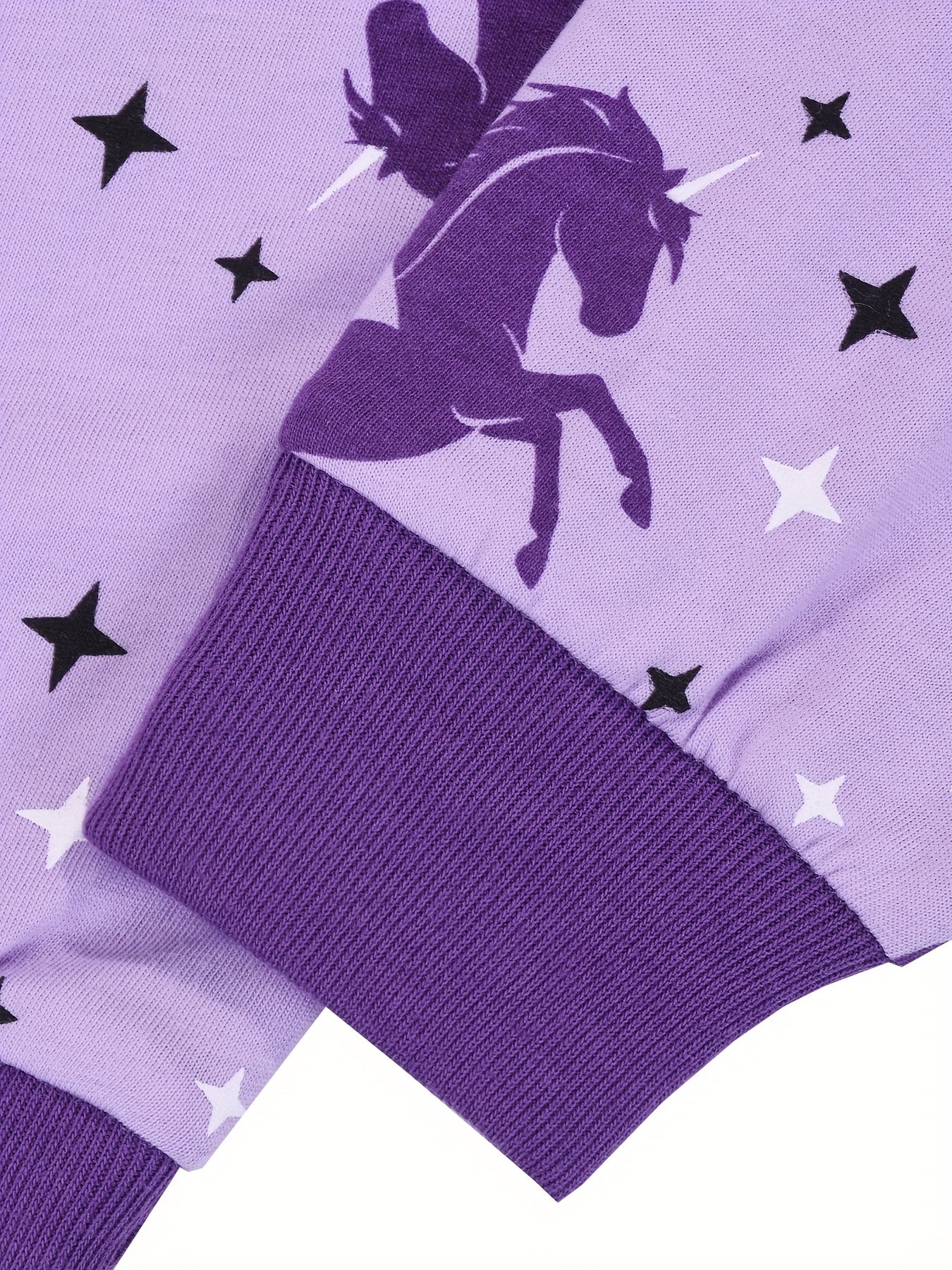 Kid's 2pcs Pajamas, Long Sleeve Top & Pants Set,