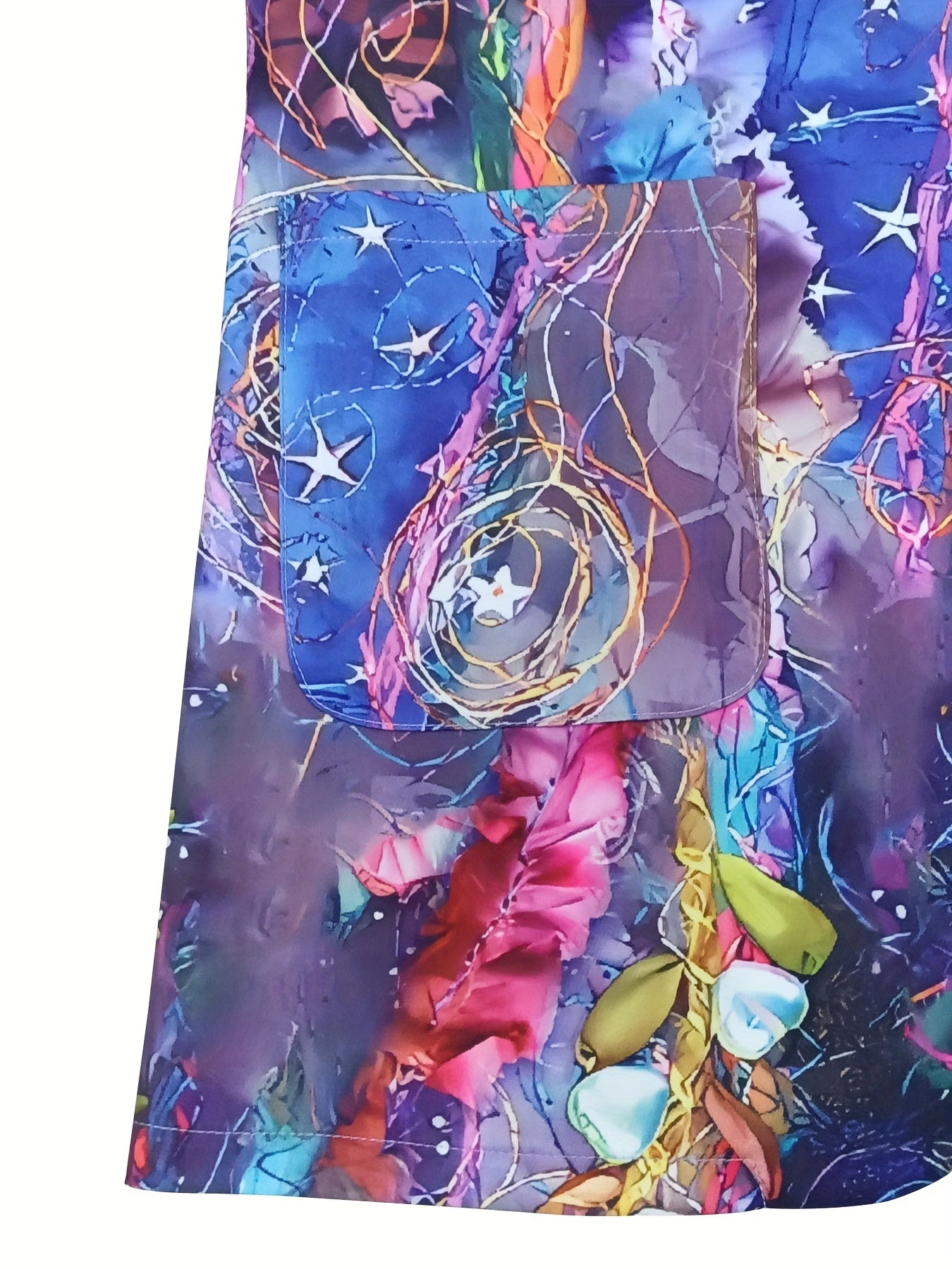 Letter Print Lapel Blazer, Casual One Button Long Sleeve Outerwear,