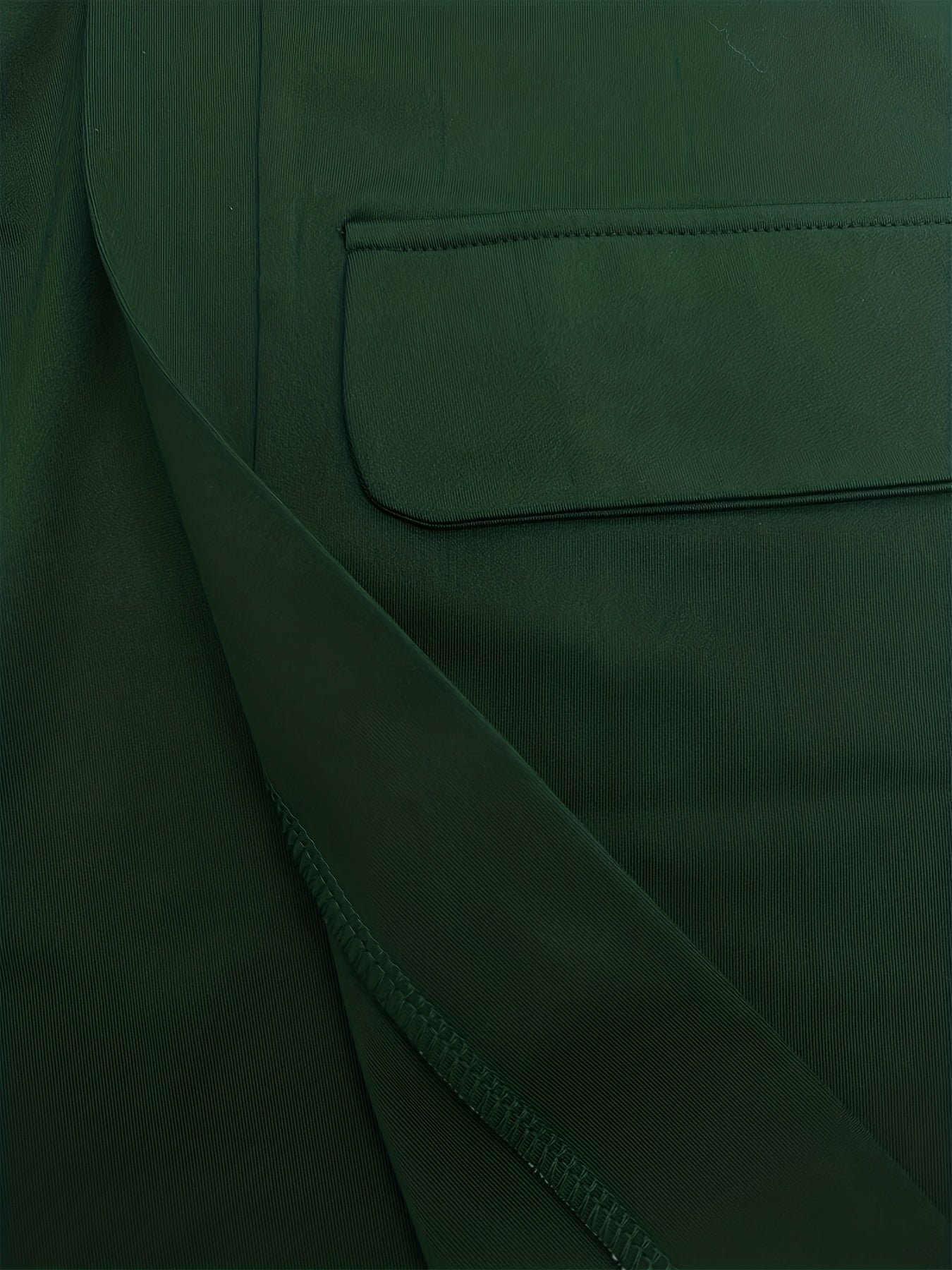 Solid Open Front Blazer, Casual Long Sleeve Blazer For Office,