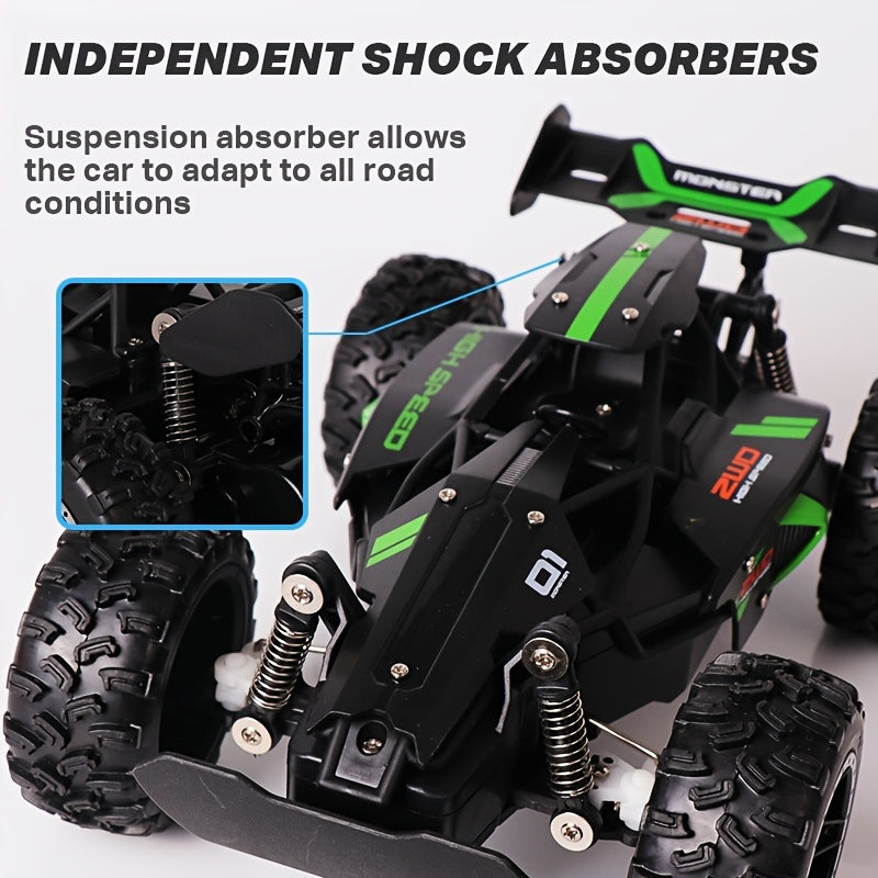 1:18 Scale High-Speed Off-Road 2.4G Remote Control Car Drift, 15KM/H, .