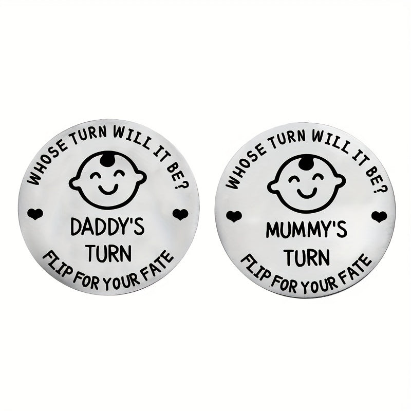 New Baby Parent Decision Coin, Collection Coin, Halloween, Thanksgiving And Christmas Gift