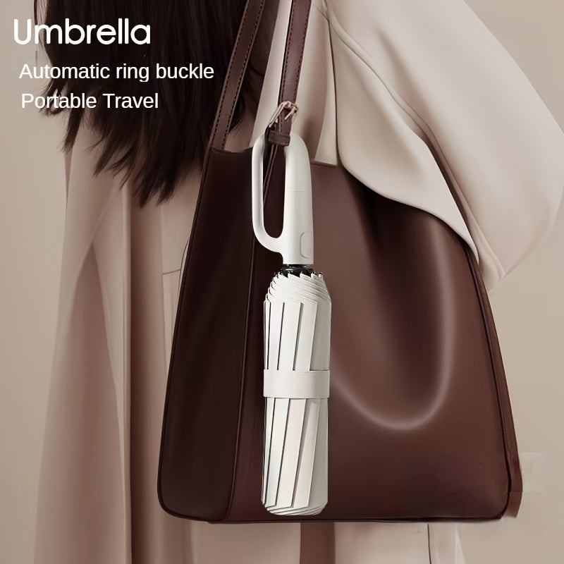 Automatic Umbrella with 10-Rib Windproof Design .