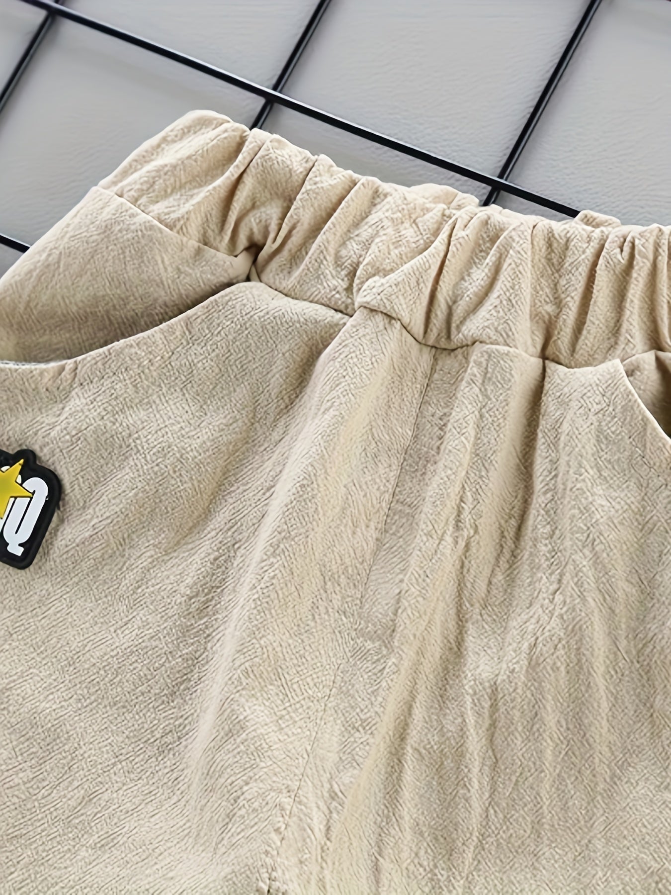 2pcs Boys Casual Gentleman Crown Graphic Print Short Sleeve.