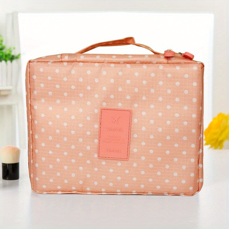 Waterproof Toiletry Bag for Women - Travel Makeup Case and Cosmetic Organizer with Wash Bag for Toiletries and Travel Accessories