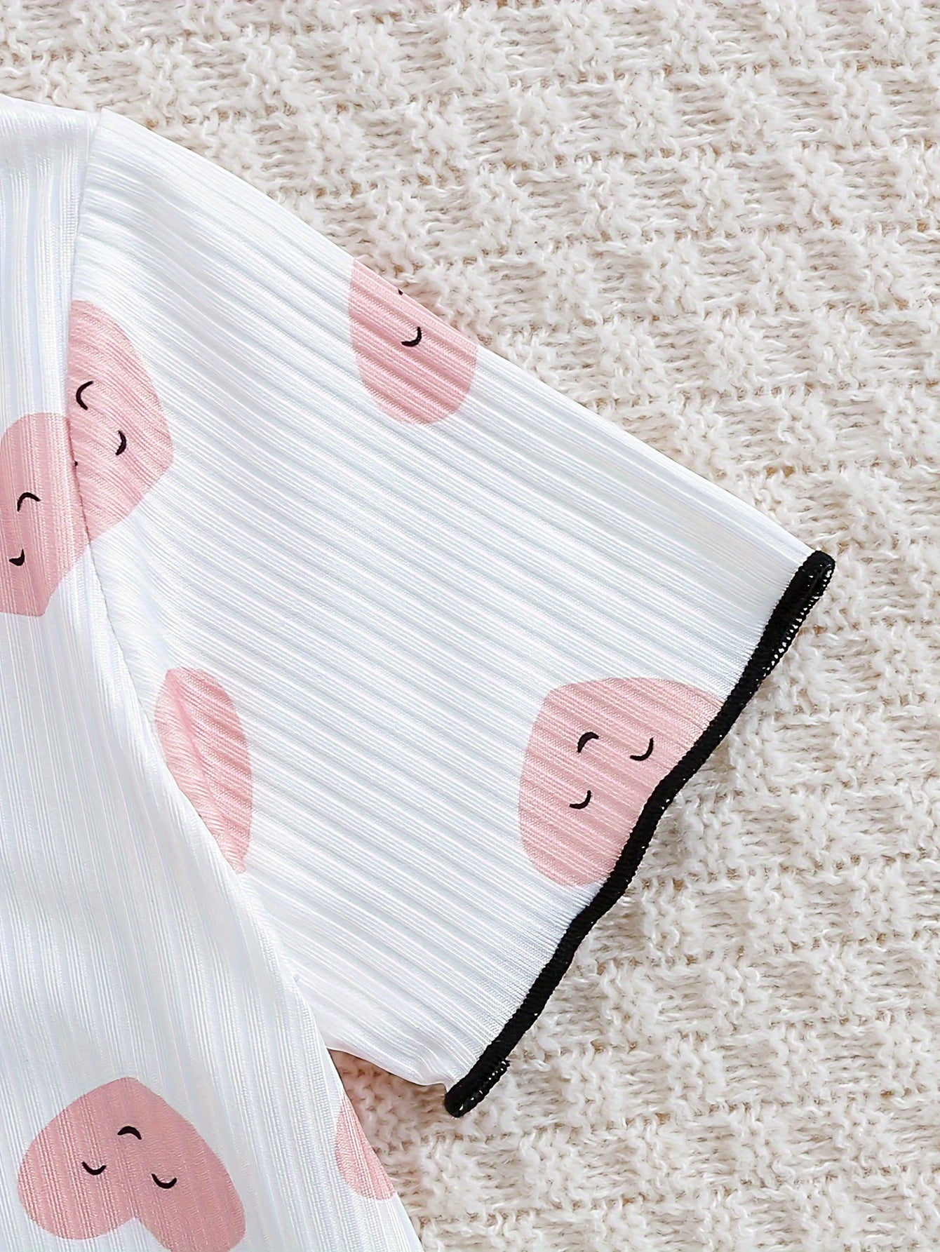 2 Sets Baby Girls Kids Spring Summer Cozy Pajama Set.