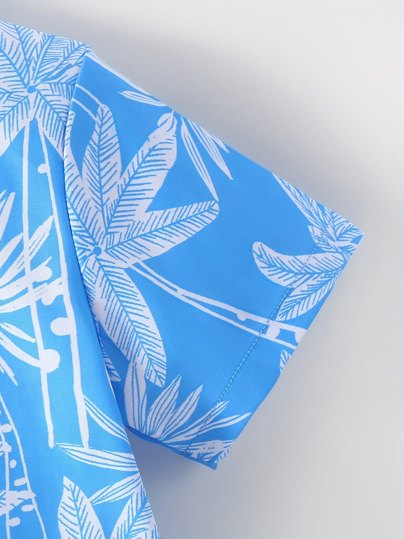 Funny Shirts For Boys Trendy Shirts Coconut Tree Pattern Print Short Sleeve.