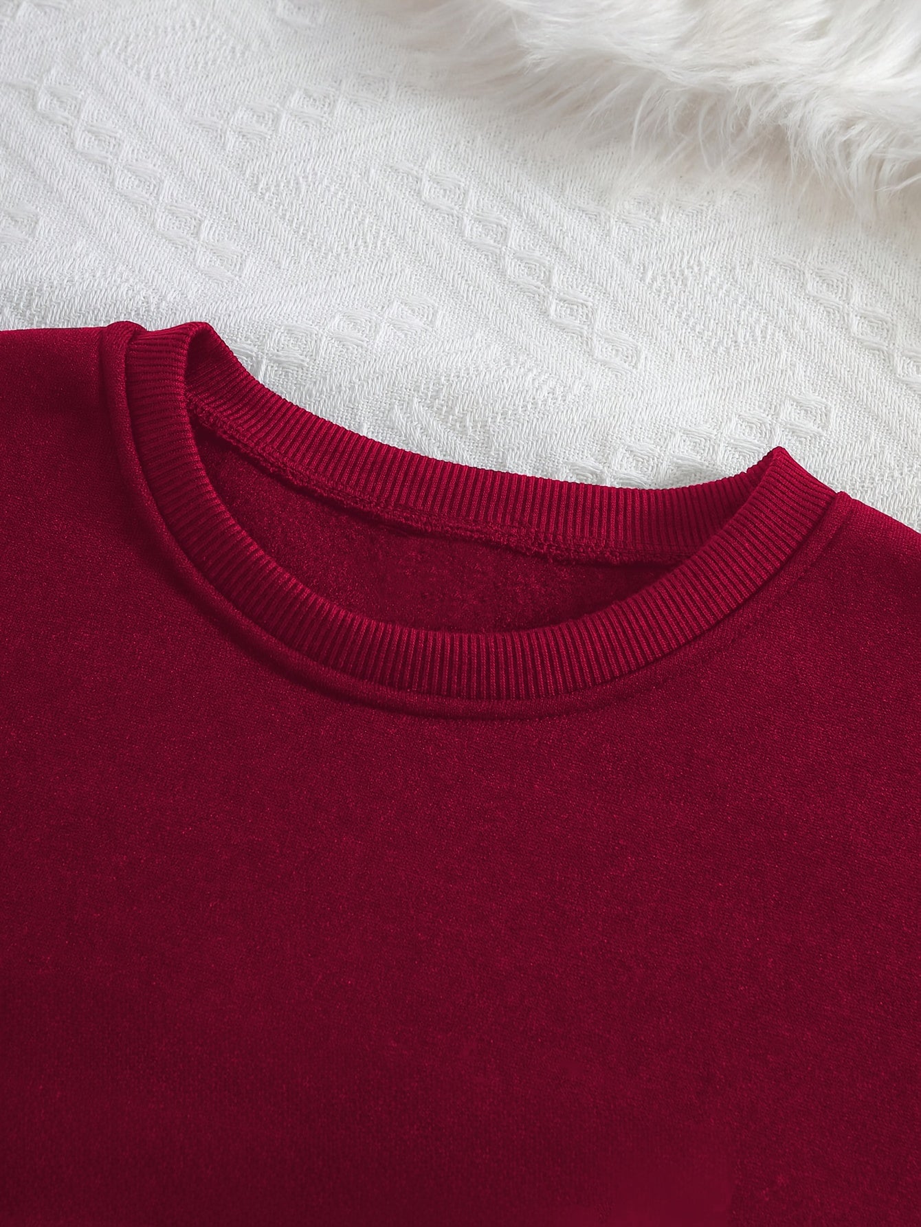 Women'S Long Sleeve Sweatshirt - Soft Pullover Sweater with Brown Heart Pattern,