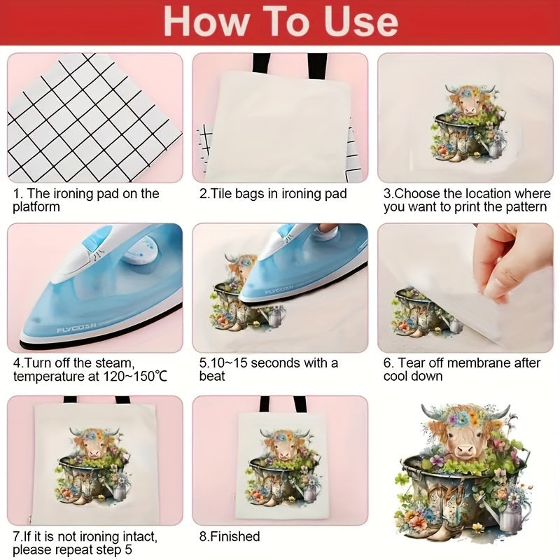 Cute Cartoon Pattern Iron On Heat Transfers For T Shirts .