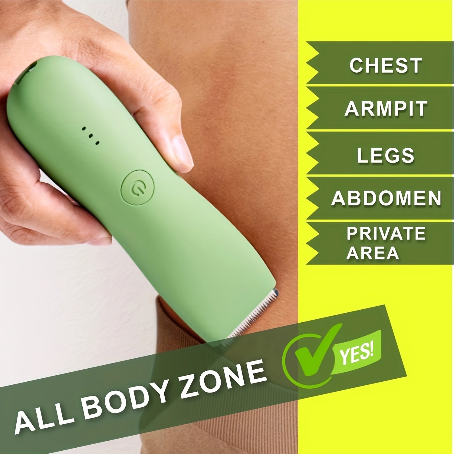 Professional Body Hair Trimmer, Groin&Body Manscape Trimmer For Men, Electric Ball Shaver Groomer, Pubic Grooming Clipper Male Razor Bikini Trimmer For Women, Holiday Gift