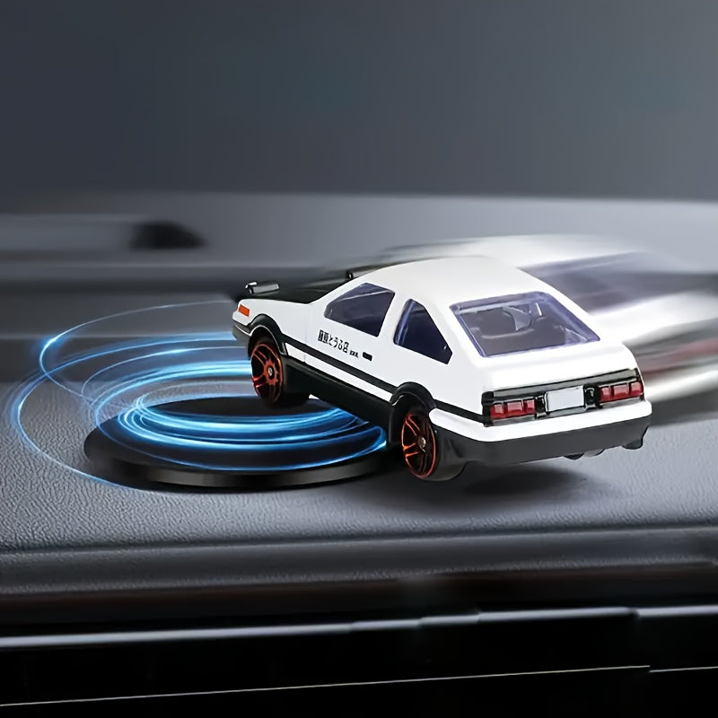 Aluminum Alloy Drifting Car Dashboard Rotating Vehicle Model Interior Decoration