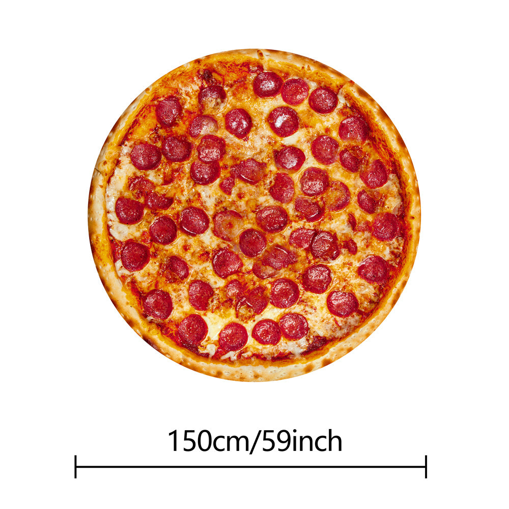 1pc Tortilla Blanket Pepperoni Pizza Blanket Realistic Donut Blanket Food Throw Blanket, Personalized Gift Blanket, Soft And Comfortable Facecloth Round Blanket Cookies Blanket Novelty Realistic Cookies Throw Blanket