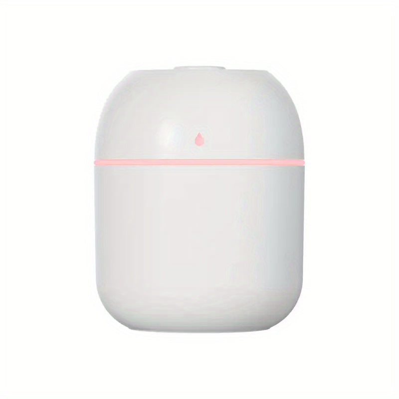 Mini Humidifier - Cool Mist Aroma Diffuser for Car, Office, Bedroom - 220mL Capacity - 2 Mist Modes - Quiet Operation Christmas Gift