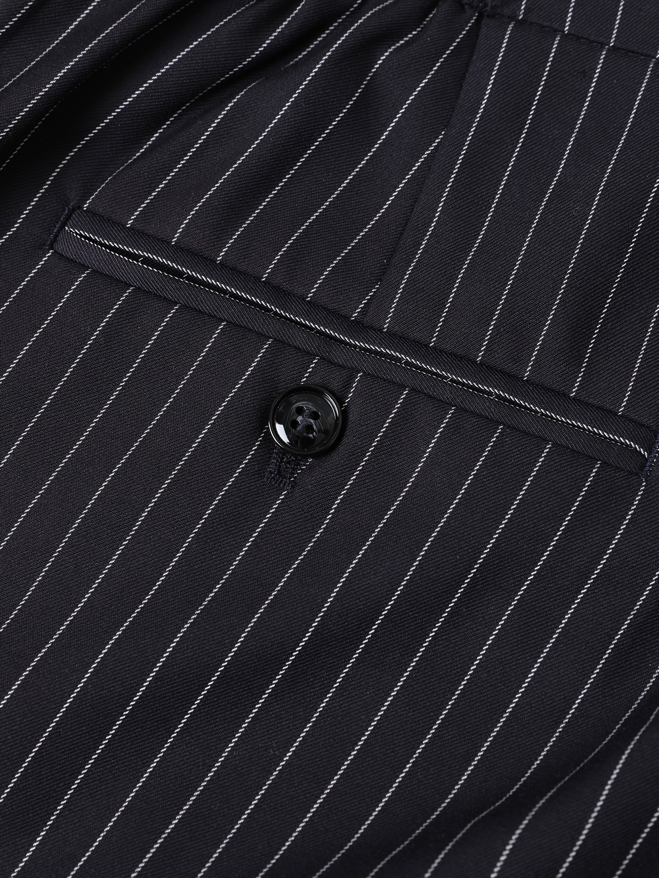 2-Piece Men's Light Business Style Double Breasted Striped Suit Set,