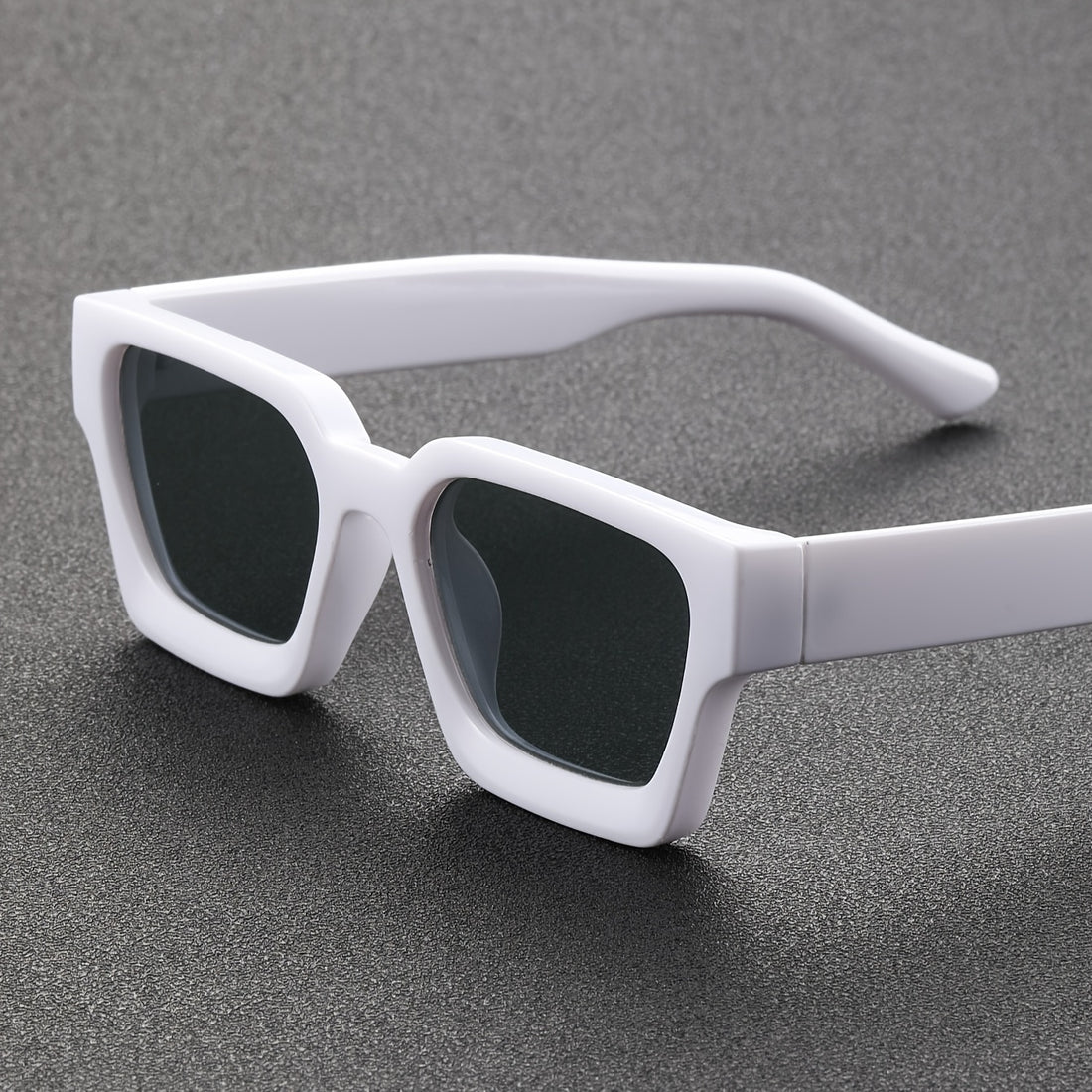 Versatile Y2K Thick Square Frame Fashion Glasses, For Men Women