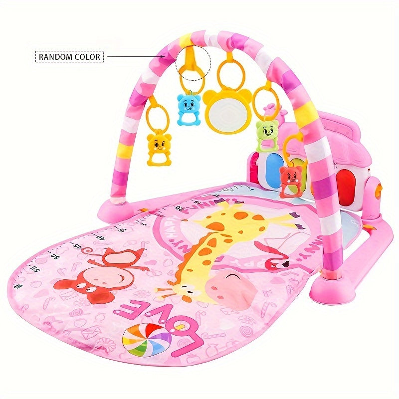 Delight Your Baby with this Fun and Educational Fitness Rack Toy, Piano Play Mat, and Crawling Mat, Halloween, Thanksgiving And Christmas Gift