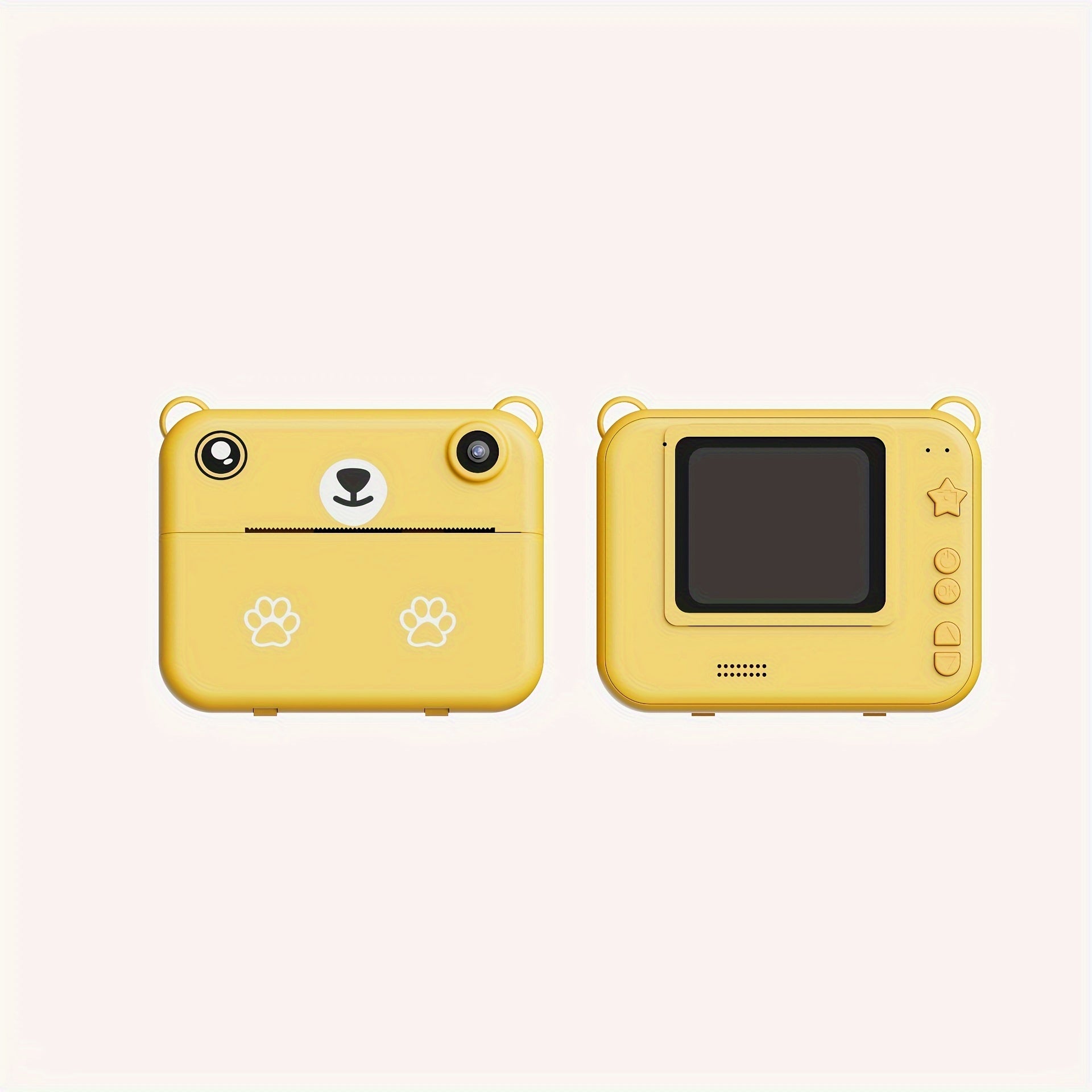 Kids Instant Print Camera with USB Charging, 720p IPS Screen,