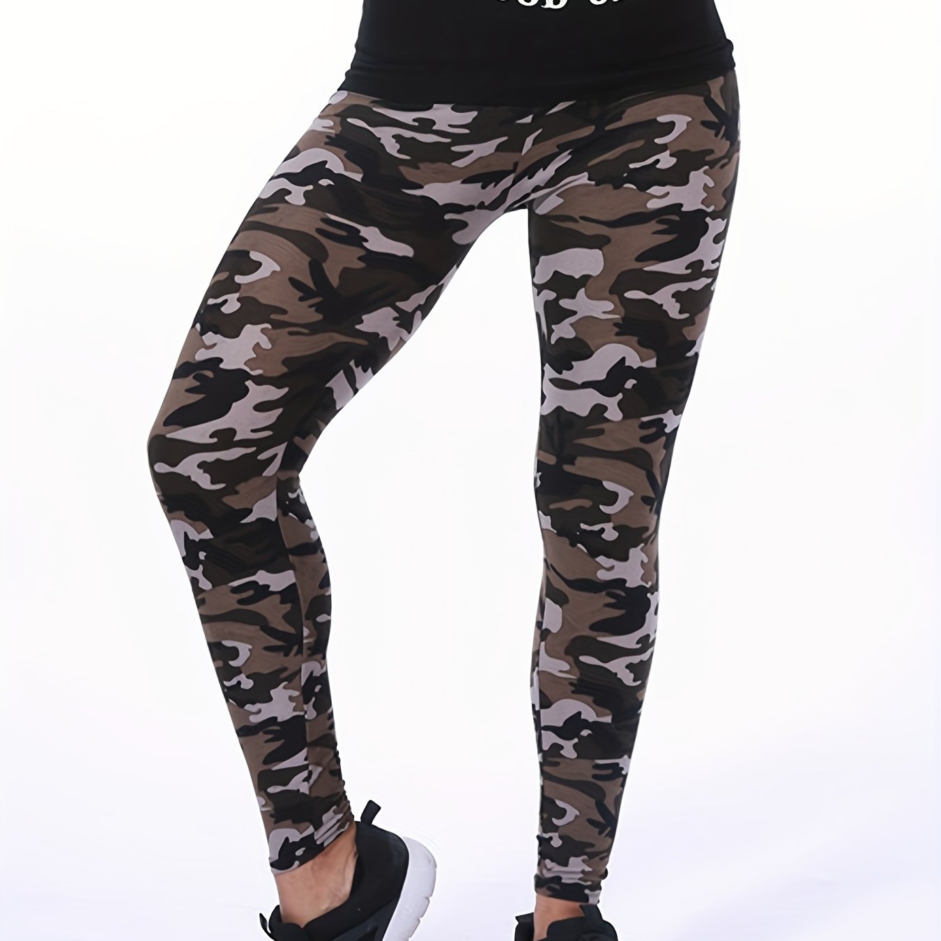 Women's Leggings Floral Printed Pants Casual High Waist Sweatpants Leggings.