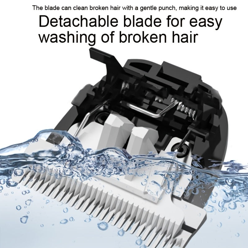 Beard Trimmer Hair Clipper For Men, Multigroomer All-in-One Trimmer, 10 Piece Mens Grooming Kit, For Beard, Face, Nose, And Ear Hair Trimmer And Hair Clipper, NO Blade Oil Needed Father's Day Gift