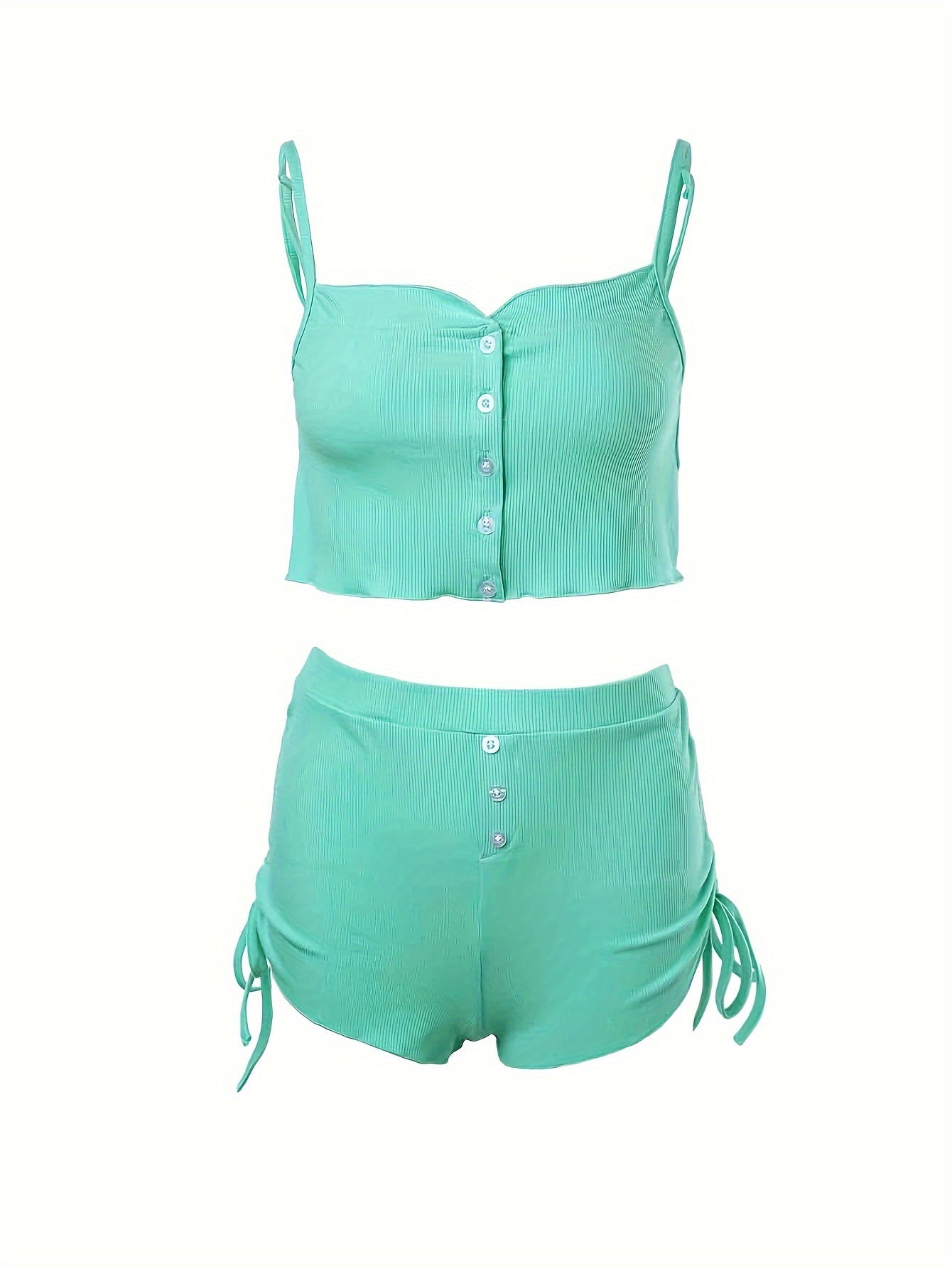 Simple Solid Print Lounge Set,